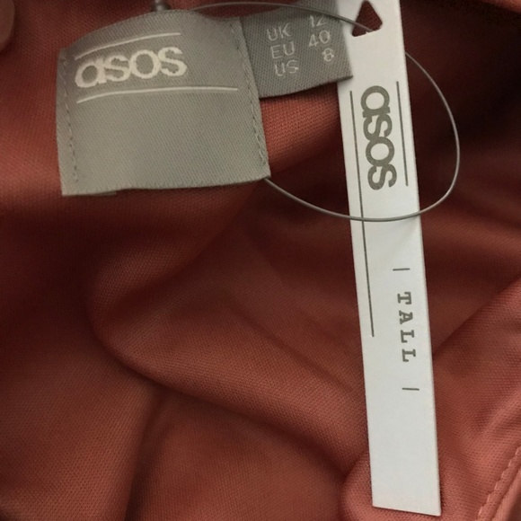 ASOS Rose Gold 1-Shoulder Maxi Dress - Picture 5 of 6